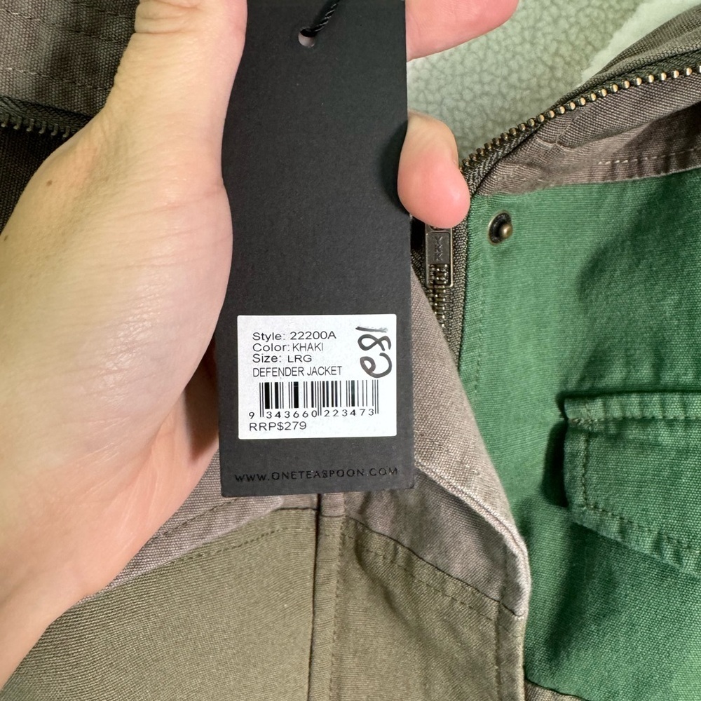 NWT One Teaspoon Defender Patchwork Jacket Utilit… - image 10